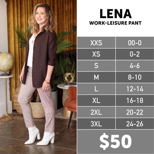 Lena Size Chart